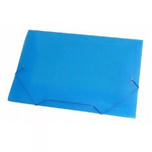 PASTA ABA ELASTICO PLASTICA OFICIO AZUL KAZ - UN